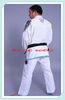 Unisex white brazilian jiu jitsu uniform in 100% Preshrunk Cotton Fabric
