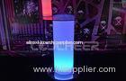 Ployethylene Waterproof Rechargeable Led Light Glass Top Table with RGB light
