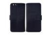 Lightweight Smart Leather Wallet Cell Phone Case 3 Credit Card Wallets For Iphone 6