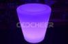 Lithium battery PE Plastic Led Decorative Lights flower pot for indoor