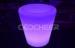 Lithium battery PE Plastic Led Decorative Lights flower pot for indoor