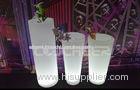 Color Changing Remote Led illuminated flower pots Indoor Planters with CE RoHS