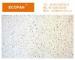 Fire-resistant Fiberglass Wool Suspended Ceiling Boards For Home Decoration 600 * 1200