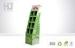 Green Eco - friendly Corrugated Cardboard Magazine Display Stand For Cookbook