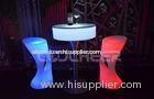 Custom Anti-UV Outdoor Glow Led Garden Furniture High Table Stool Sets