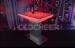 Led dining table Rectangle Illuminated Bar Furniture for indoor