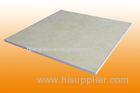 Heat Insulation Square Edge Ceiling Tiles With Painting Laminated With Decorative Fiberglass Tissue