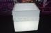 Waterproof Plastic White Color Square illuminated Led Flower Pot energy saving