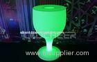 Remote Control LED Luminous Bar Table cup shape Plastic Bistro Furniture