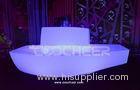 Rechargeable 3 people seats LED sofa Glowing Light Lounge Furniture for Bar , disco