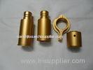 Precision CNC Machining Anodized Yellow Precision Mechanical Parts For Instrument