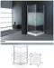 FIR Framed Glass Common Shower Room with Sauna Exolosion - Proof Lamp