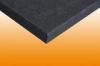 Black Soundproof Fabric Wrapped Acoustic Panels , High Density Fiberglass Insulation Board