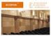 Heat Insulation Fabric Wrapped Wall Panels , Fire Resistant Fiberglass Soundproof Wall Panel