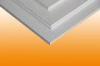 Heat Insulation Fiberglass Tegular Ceiling Tiles 600 * 1200mm , Thickness 12mm , 15mm
