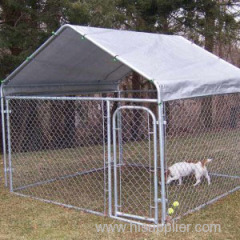 Large Outdoor Dog Kennel with top roof