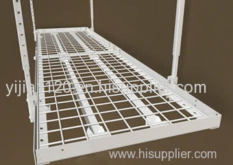 Overhead storage racks have superior loading capacity