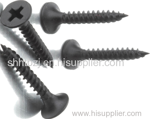 drywall screws(black phosphated ) bugle head cross drive