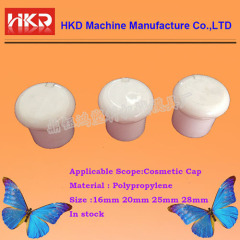 White color round shape plastic cap