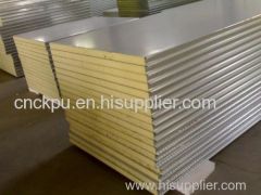 PU colored steel sandwich panel production line