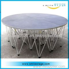 Aluminum smart stage, Aluminum portable staging, Aluminum plywood platform stage deck