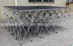 Aluminum smart stage, Aluminum portable staging, Aluminum plywood platform stage deck