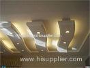 Painting Laminated Fiberglass Fireproof Curved Ceiling Panel For Offices , Hotel