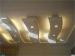 Painting Laminated Fiberglass Fireproof Curved Ceiling Panel For Offices , Hotel