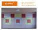 6060cm Fire Resistant Fiberglass Fabric Wrapped Wall Panels For Studio Vocal Room