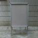 Portable Metal Display Rack / poster stand with powder coating