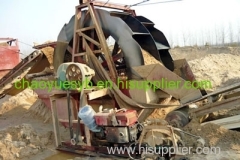 dewatering wheel type sand washer