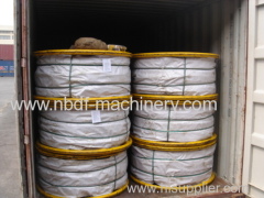 12mm Galvanized Anti Twist Pilot Wire Rope Stringing Equipment