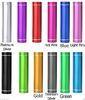 tube cylinder cell phone power bank 5600mah colorful metal mobile charger