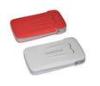 8000mAh emergency Ultra Thin Power Bank for smartphone , red / white