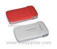 8000mAh emergency Ultra Thin Power Bank for smartphone , red / white