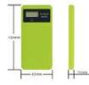 Emergency green Ultra Thin Power Bank 5600mah with led flashlight