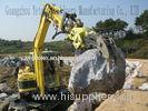 High Strength VOLVO EC55 Excavator Grapple For Stones , Pipes 10T - 45 Ton