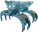 360 Rotary Komatsu Pc30 Excavator Grapple Wood Grab High Efficiency