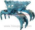 360 Rotary Komatsu Pc30 Excavator Grapple Wood Grab High Efficiency
