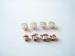 Circuit Breaker Silver Electrical Contact , stable Trimetal Silver Contact Rivet