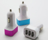 3 port USB Car Charger for Smart Phone and Table Ce RoHs Auto 3 Usb Car Charger Portable 3 Port Usb Car Charger