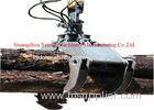 ISO Mechanical And Hydraulic Wood Log Grapple / Rotating Excavator Clamp