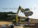 Wear Resistant Excavator Grapple Heavy Construction Equipment for Scrap / Wood