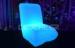 Fireproof UV Resistant Led Sofa / 4 RGB Flashing Ways L Shape Seats
