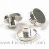 Electrical Solid Silver Contact Rivet , Silver Electrical Contacts AgNi Contact Material