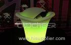 PE Plastic Multi Colors Flashing Remote LED Ice Bucket Illuminated Wine Pails