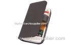 Black HTC Leather Phone Case for HTC ONE SV ONE ST T528T , Wallet Design with Card Slot