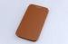 Samsung I869 Leather Cases Coffee Color With PC + PU Leather OEM