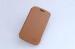 Coffee Color Samsung Leather Cases / Sumsung I9200 Soft Genuine Leather OEM