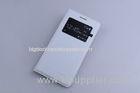 White Color Samsung leather case for Sumsung Mega